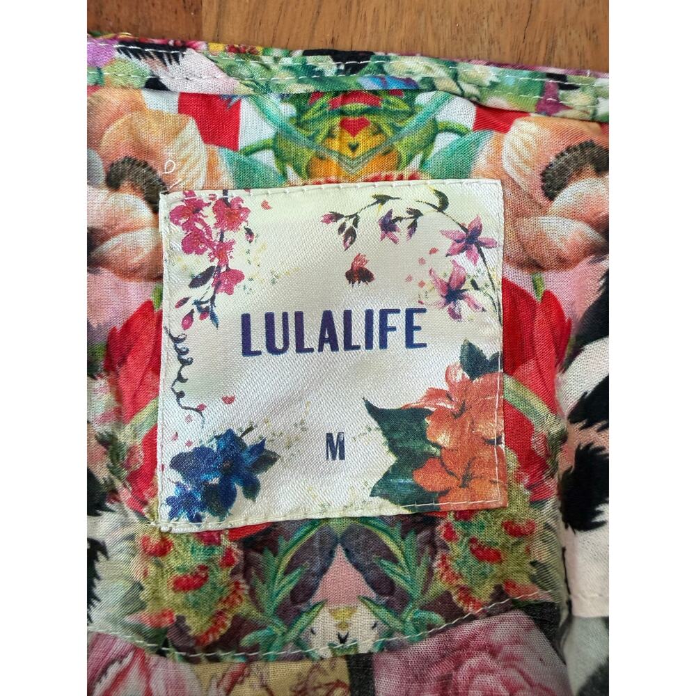 Lulalife Patchwork Mixed Media Artsy Dress Size Medium - Picture 6 of 6